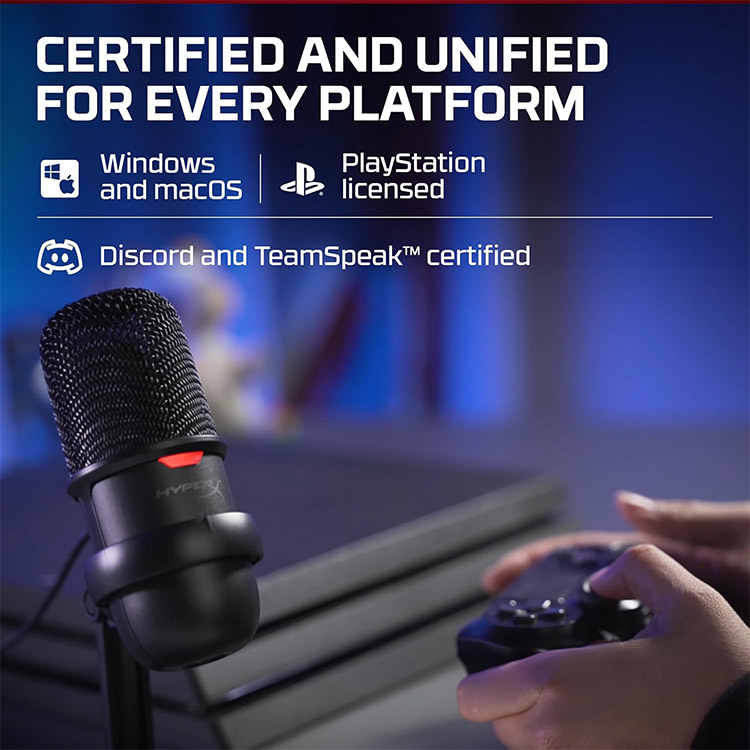 خرید میکروفون HyperX Solocast - سیاه